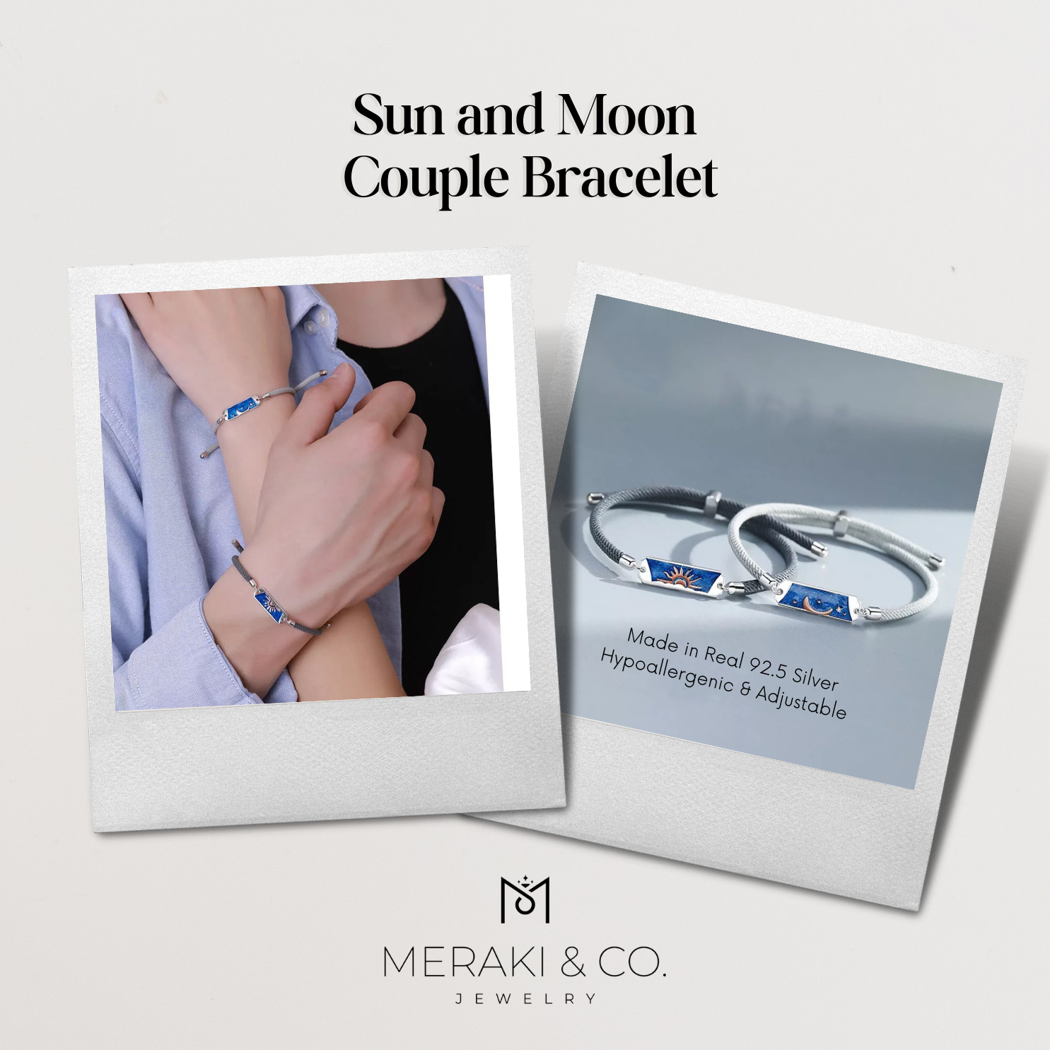 Buy Sun & Moon Bracelet, Day and Night, Yin and Yang, Couples Bracelet,  Friends Bracelet, Celestial Bracelet, 7th Anniversary Gift Online in India  - Etsy